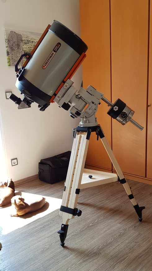 Das Celestron 11 Ultra HD auf der iOptron CEM60 Montierung